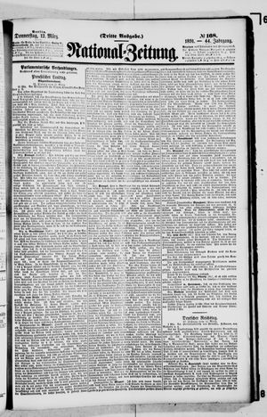 Nationalzeitung on Mar 12, 1891