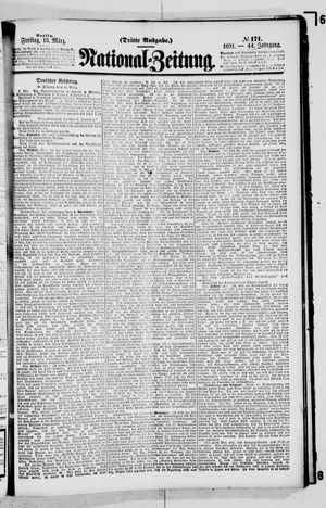 Nationalzeitung vom 13.03.1891