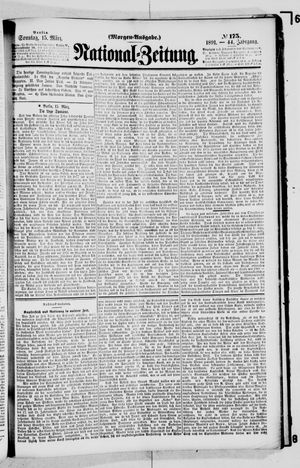 Nationalzeitung vom 15.03.1891
