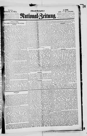 Nationalzeitung vom 18.03.1891