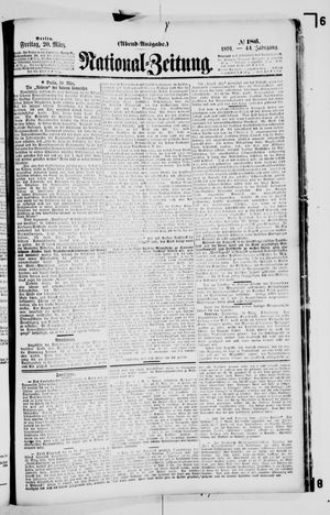 Nationalzeitung on Mar 20, 1891