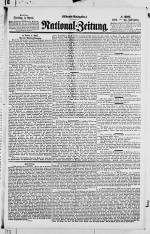 Nationalzeitung vom 03.04.1891