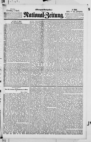 Nationalzeitung vom 07.04.1891