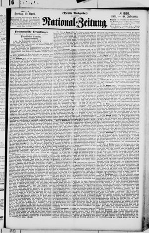 Nationalzeitung vom 10.04.1891