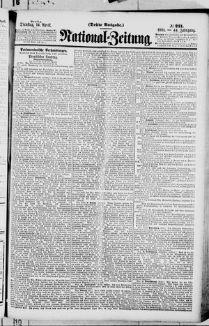 Nationalzeitung on Apr 14, 1891