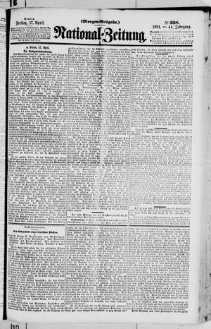 Nationalzeitung vom 17.04.1891
