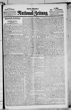 Nationalzeitung on Apr 24, 1891