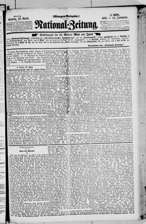 Nationalzeitung on Apr 26, 1891