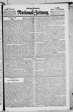 Nationalzeitung on Apr 28, 1891
