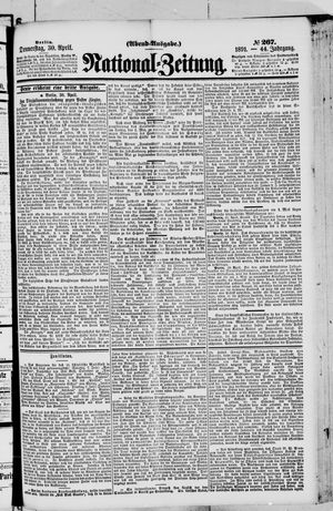 Nationalzeitung vom 30.04.1891