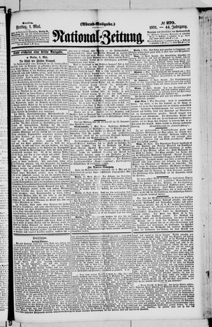 National-Zeitung vom 01.05.1891