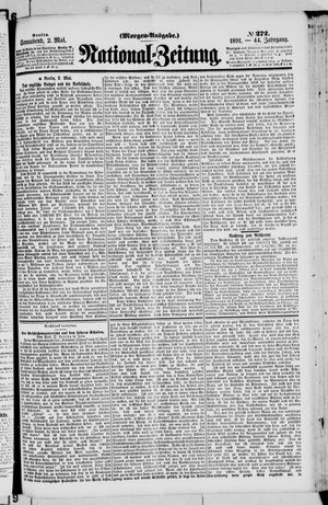 Nationalzeitung vom 02.05.1891