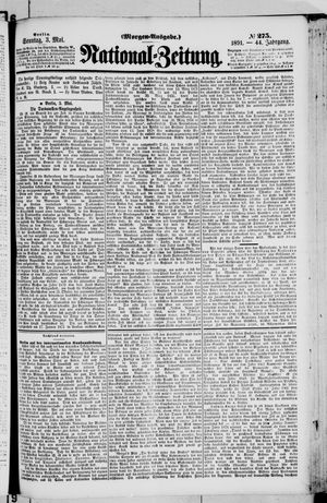 Nationalzeitung vom 03.05.1891