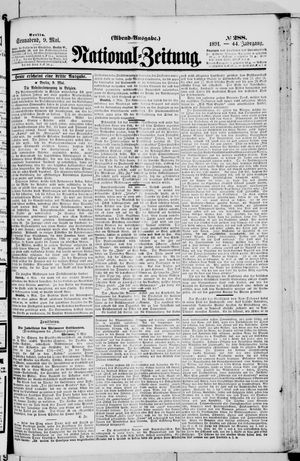 Nationalzeitung on May 9, 1891