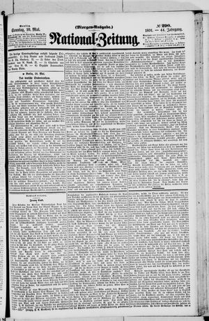 Nationalzeitung vom 10.05.1891