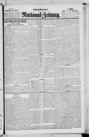 Nationalzeitung on May 13, 1891