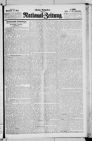 Nationalzeitung vom 13.05.1891