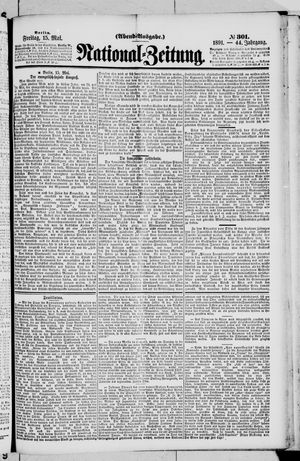 Nationalzeitung vom 15.05.1891