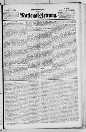 Nationalzeitung vom 19.05.1891