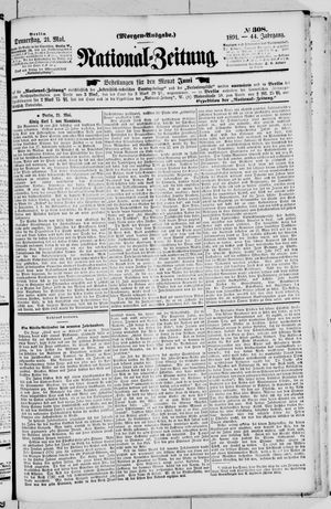 Nationalzeitung vom 21.05.1891