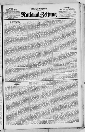 Nationalzeitung on May 22, 1891