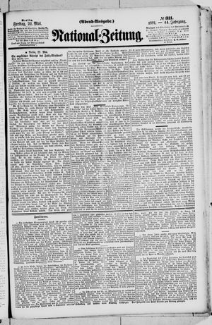 Nationalzeitung on May 22, 1891