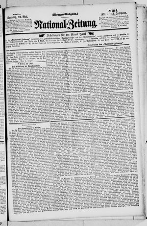 Nationalzeitung vom 24.05.1891