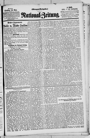 Nationalzeitung on May 26, 1891