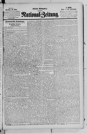 Nationalzeitung on May 29, 1891