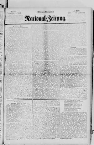 Nationalzeitung vom 04.06.1891