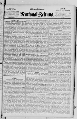 Nationalzeitung vom 05.06.1891