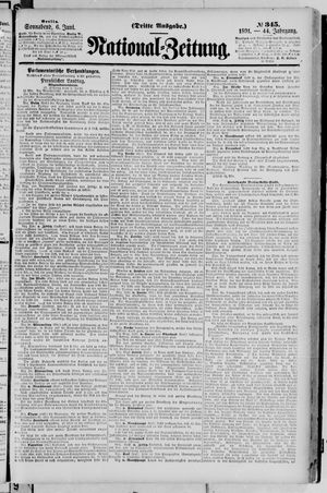 Nationalzeitung on Jun 6, 1891