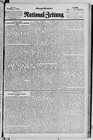 Nationalzeitung vom 09.06.1891
