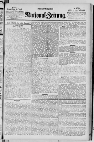 Nationalzeitung on Jun 11, 1891