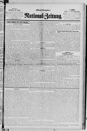 Nationalzeitung on Jun 12, 1891