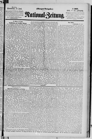 Nationalzeitung on Jun 13, 1891