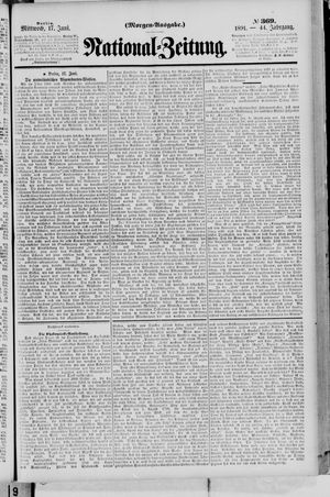 Nationalzeitung on Jun 17, 1891