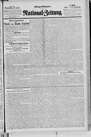 Nationalzeitung vom 18.06.1891