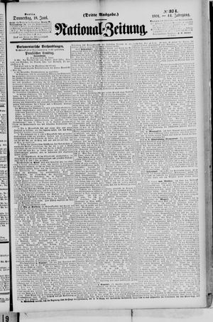 Nationalzeitung vom 18.06.1891