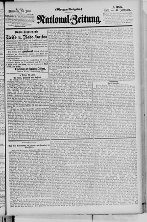 Nationalzeitung on Jun 24, 1891