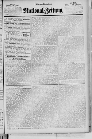 Nationalzeitung vom 26.06.1891