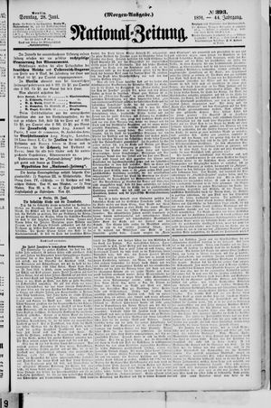 Nationalzeitung on Jun 28, 1891