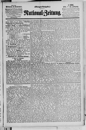 Nationalzeitung on Jul 1, 1891