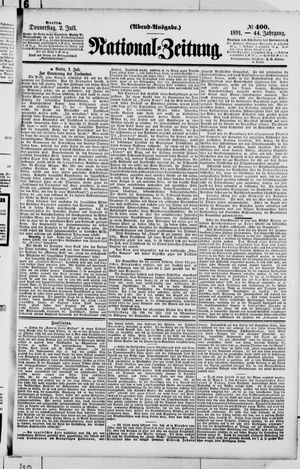 Nationalzeitung on Jul 2, 1891