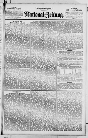 Nationalzeitung vom 04.07.1891