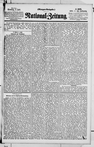 Nationalzeitung vom 05.07.1891