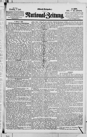 Nationalzeitung on Jul 7, 1891