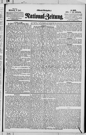 Nationalzeitung vom 08.07.1891