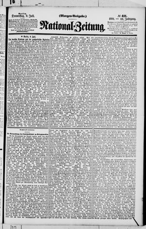 Nationalzeitung vom 09.07.1891
