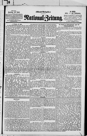 Nationalzeitung on Jul 10, 1891